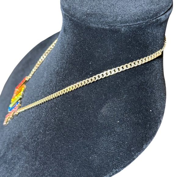 Betsey Johnson LOVE necklace NWOT - Picture 7 of 10